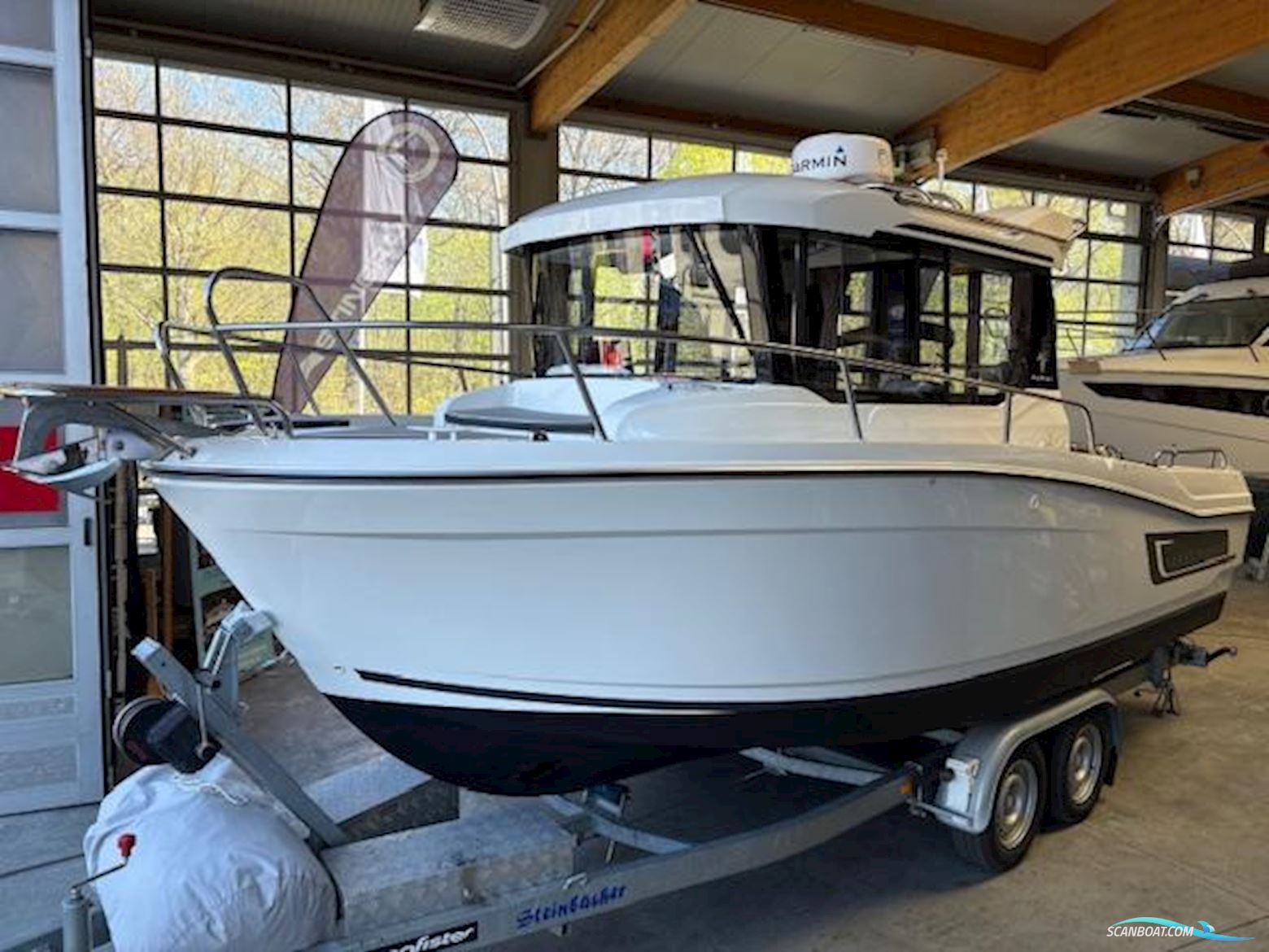 Jeanneau Merry Fisher 695 Marlin, Modell 2020, Berlin, Neuwertig Motorbåt 2019, med Yamaha F150Detl ca. 150 PS motor, Tyskland