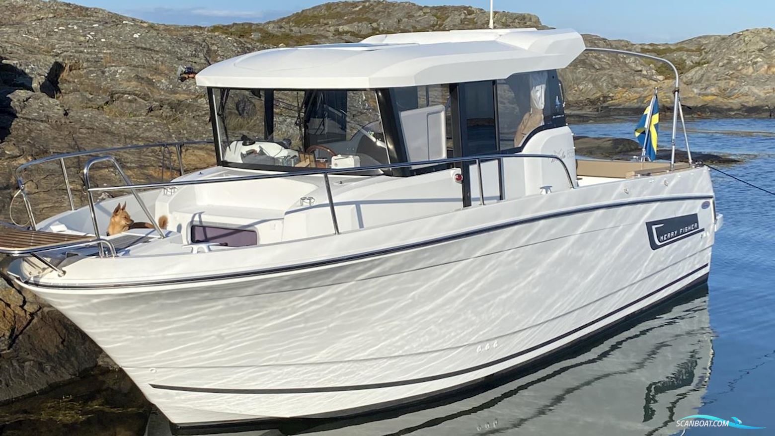 Jeanneau Motorbåt Merry Fisher 855 Marlin Motorbåt 2015, med Yamaha motor, Sverige
