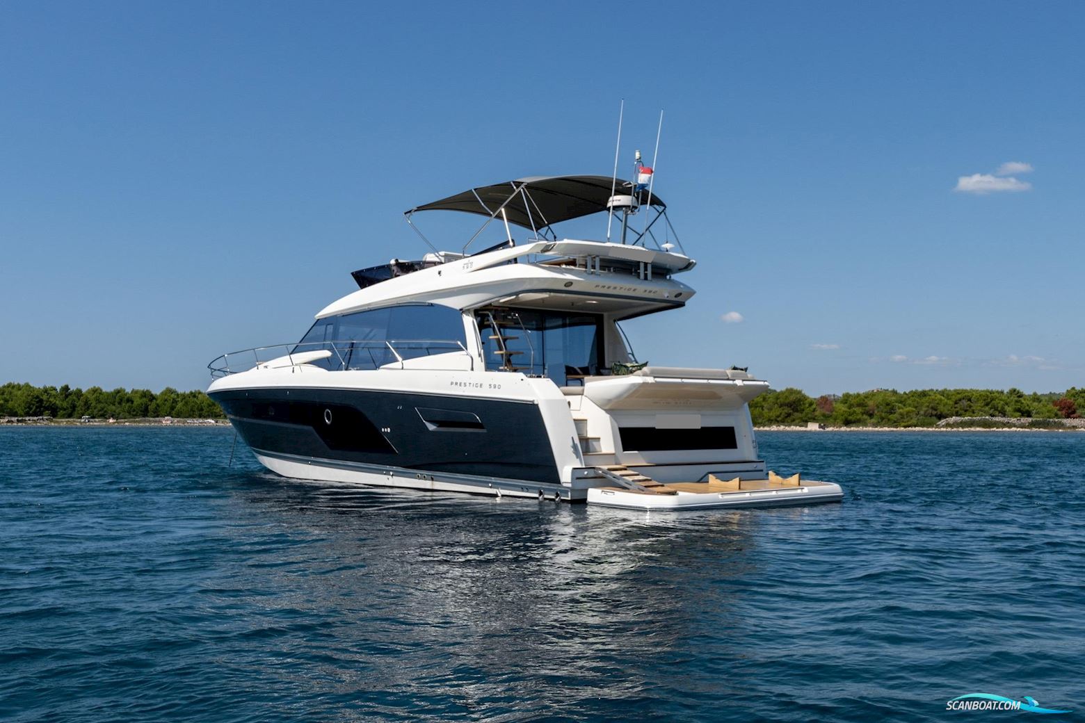 Jeanneau Prestige 590 Motorbåt 2020, med Cummins motor, Kroatien