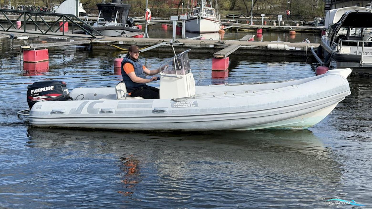 Joker Boats Clubman 19 Motorbåt 2005, med Evinrude  motor, Sverige