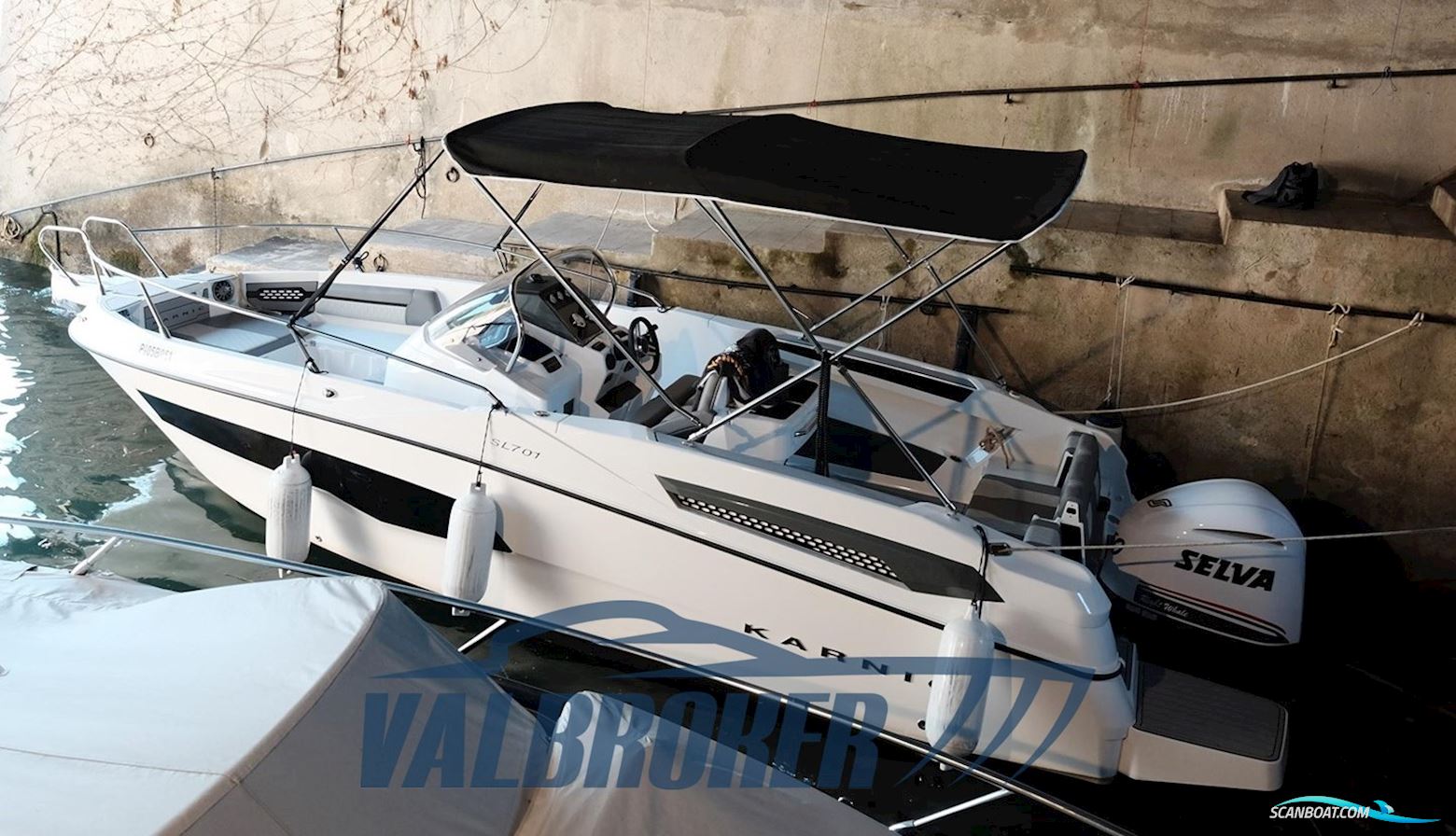 Karnic 701 SL Motorbåt 2022, med Selva Right Whale motor, Italien