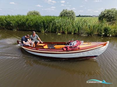 Klassieke Mahoniehouten Sloep 6.20 Motorbåt 1928, med Ruggerini motor, Holland