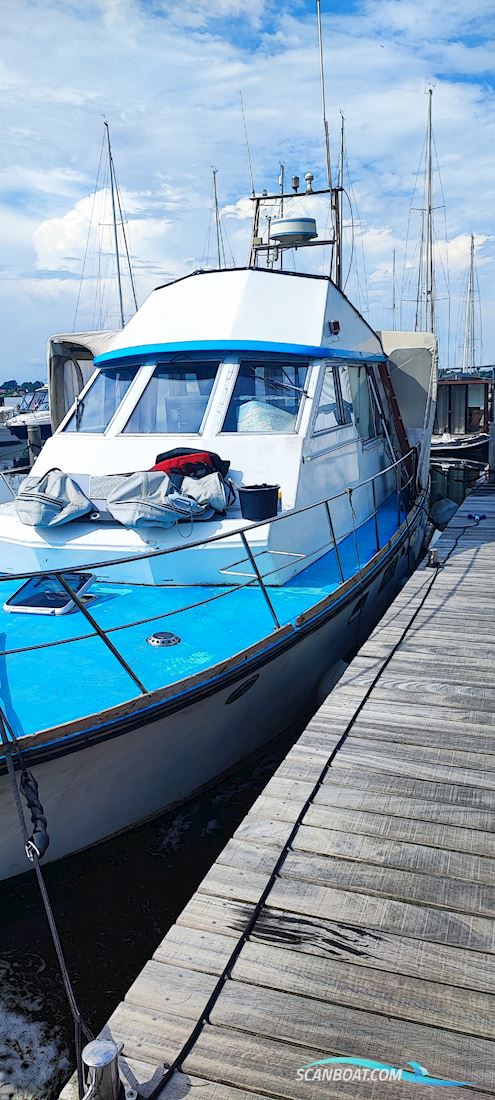 Klassisk tysk motor yacht