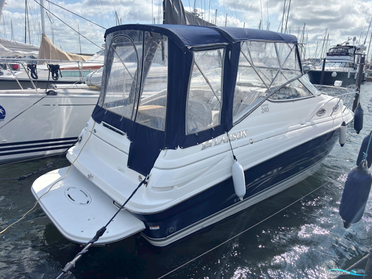 Larson 240 Cabrio Motorbåt 2007, med Volvo Penta motor, Danmark