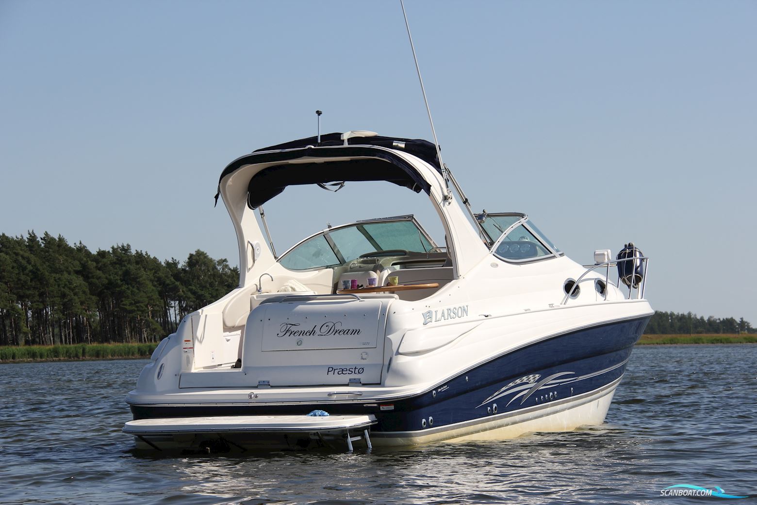 Larson 290 Cabrio Motorbåt 2007, med Volvo Penta
 motor, Danmark