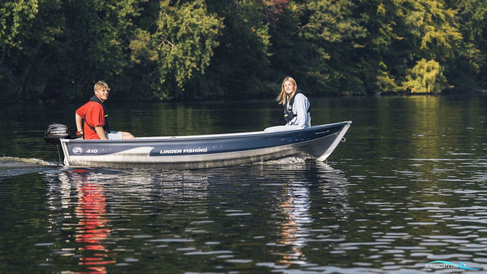Linder 410 Fishing 2,5HK Suzuki Motorbåt 2024, med Suzuki motor, Danmark