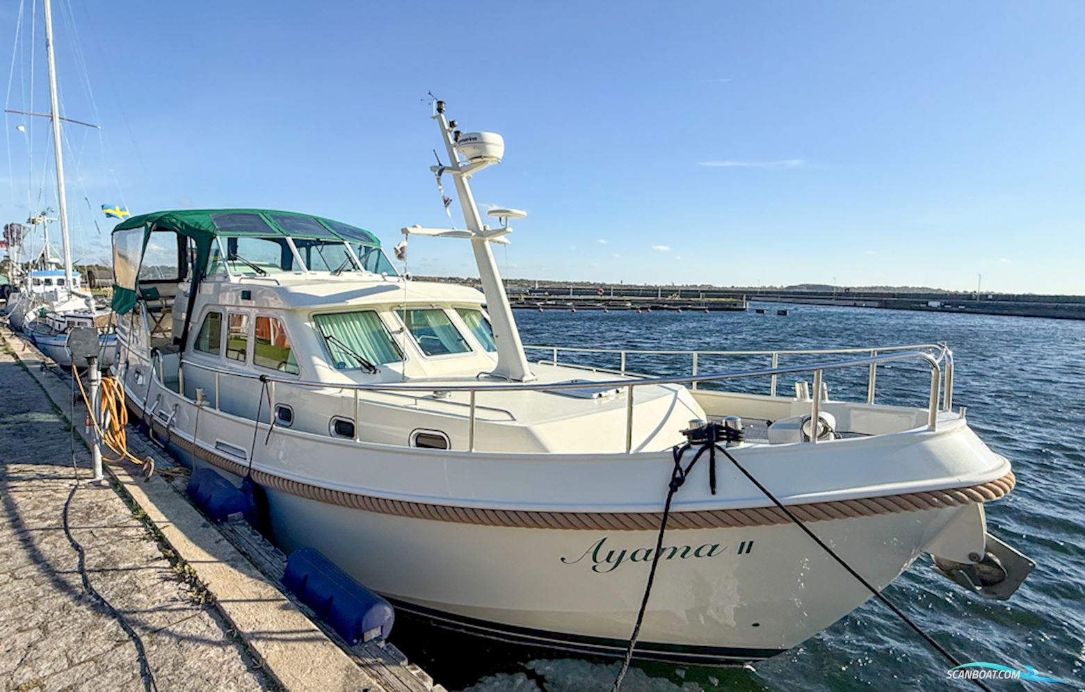 Linssen Grand Sturdy 410 AC Motorbåt 2005, med Vetus Deutz Turbo Diesel . Vetus DTA44425A, 4 cylindrar Hk/kW: 140/103 motor, Sverige