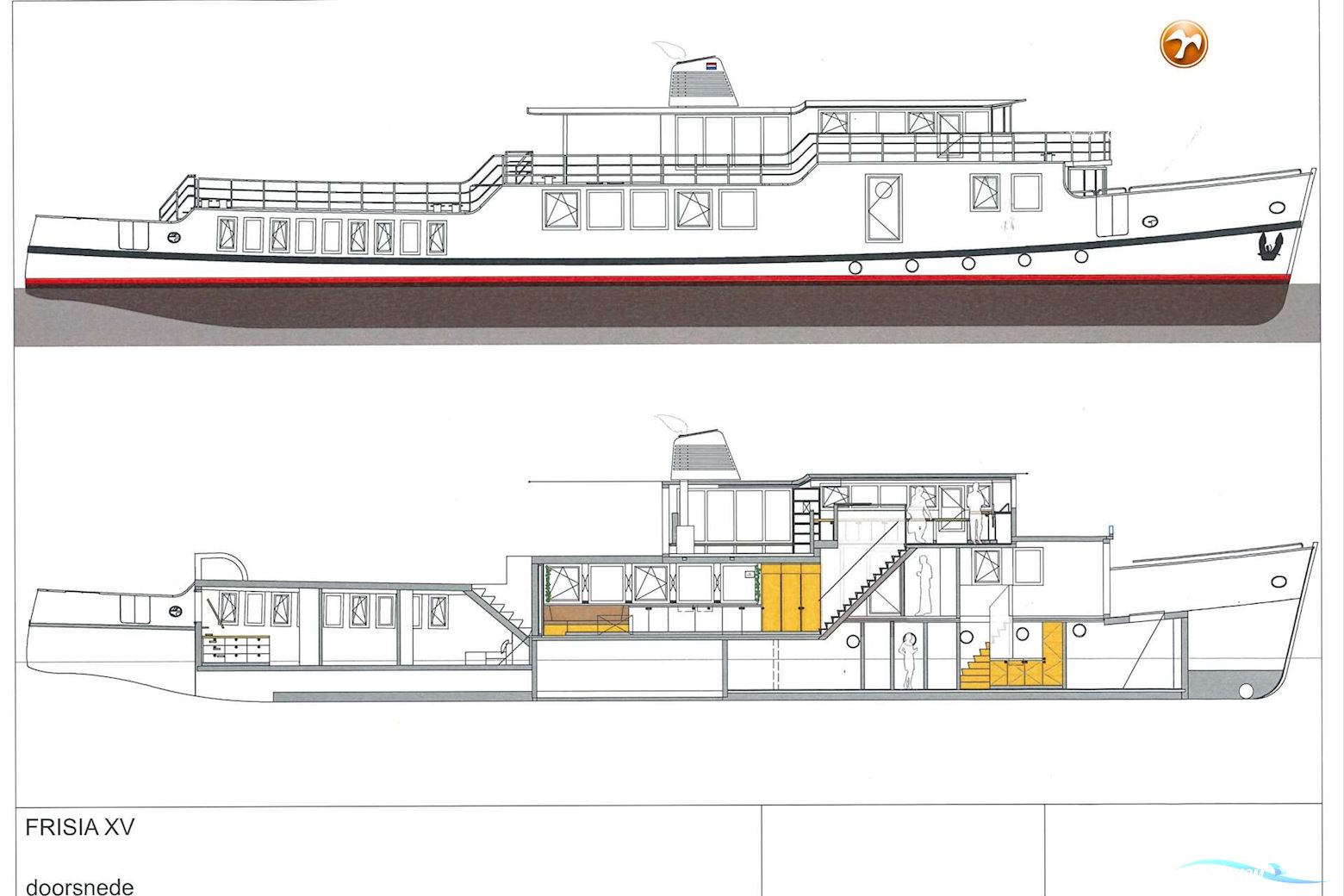 Live aboard MY With berth in Amsterdam