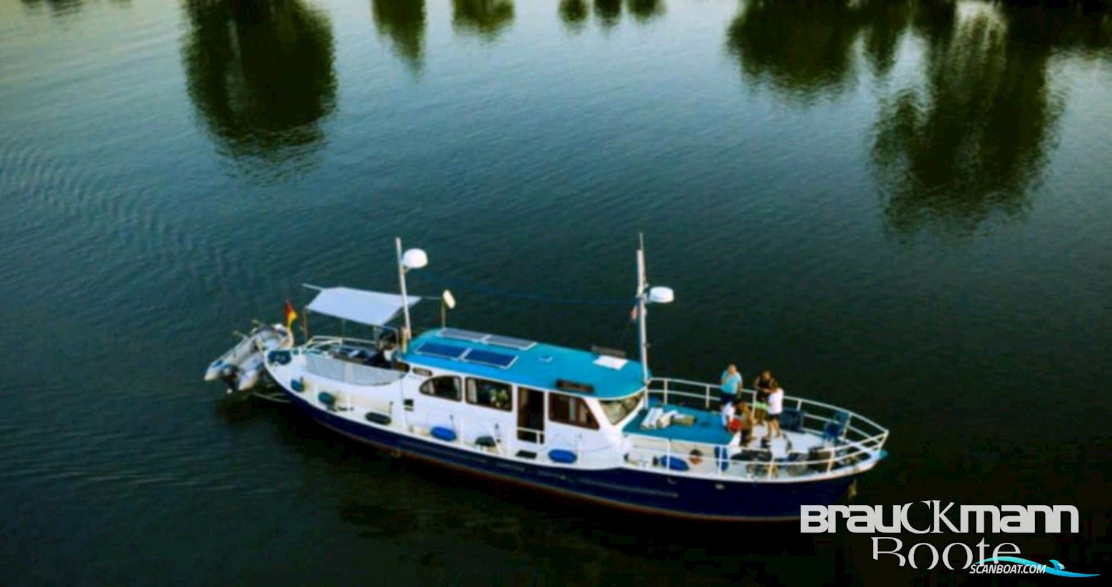 Luxwerft, Mondorf Wohnboot Motorbåt 1956, med Deutz motor, Holland