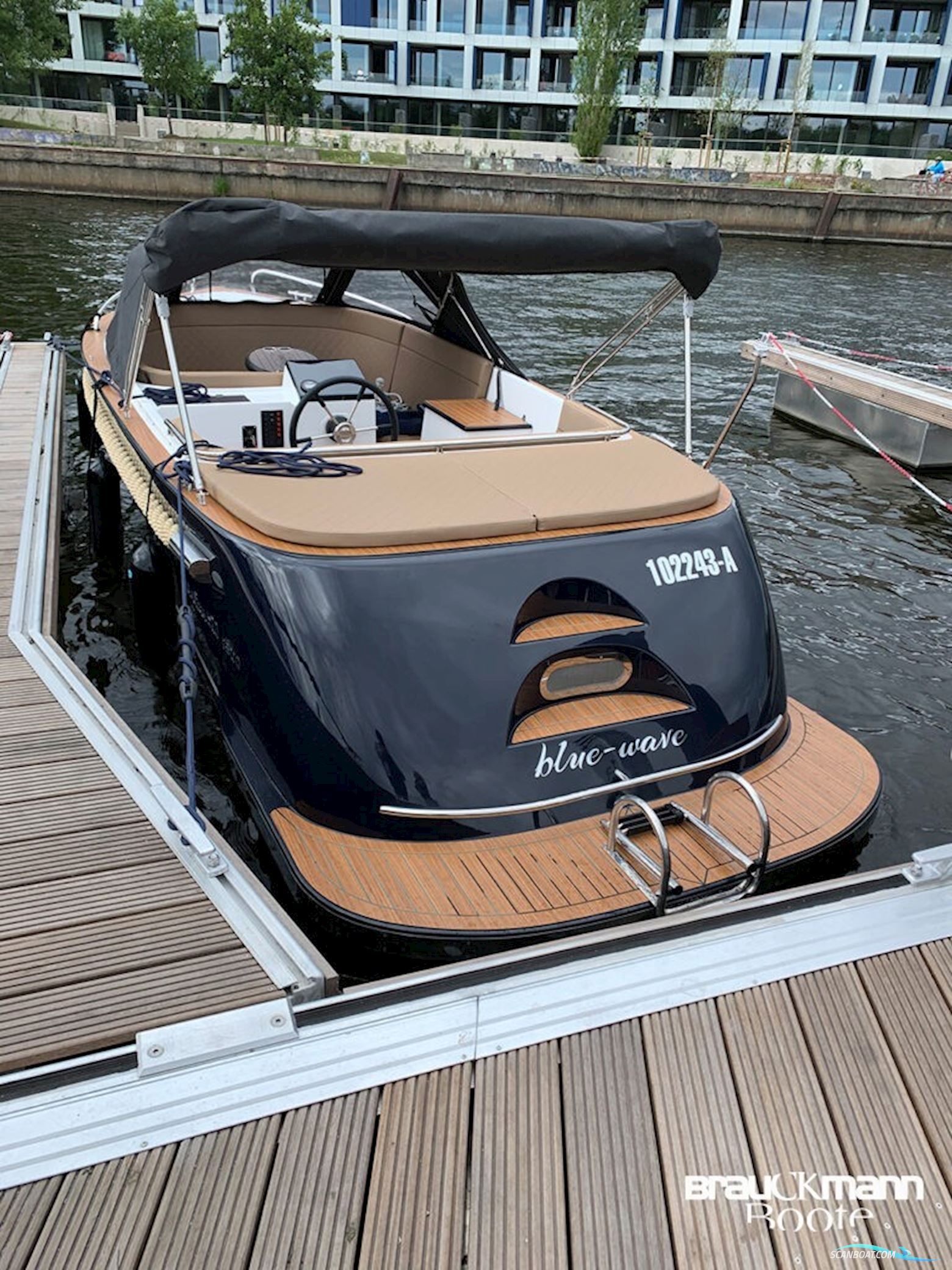 Maxi 620 Retro Motorbåt 2020, med Yamaha Motor Company motor, Tyskland