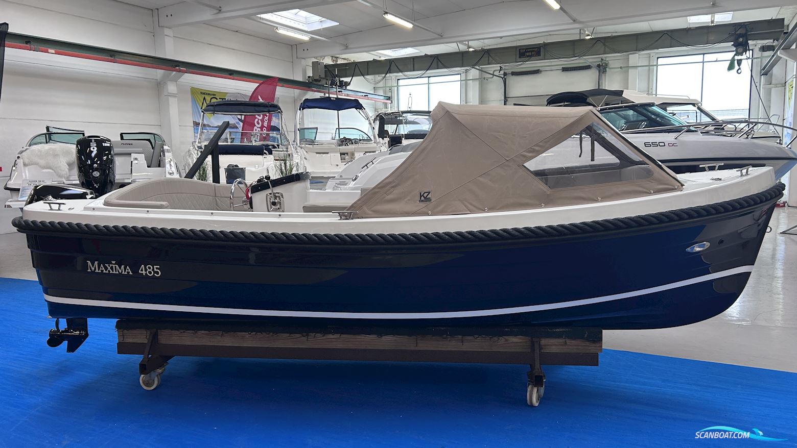 Maxima 485 Motorbåt 0, med Mercury 15 hk 4-Takt motor, Danmark