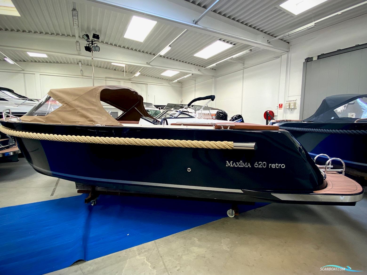 Maxima 620 Retro Electric Motorbåt 2025, Danmark