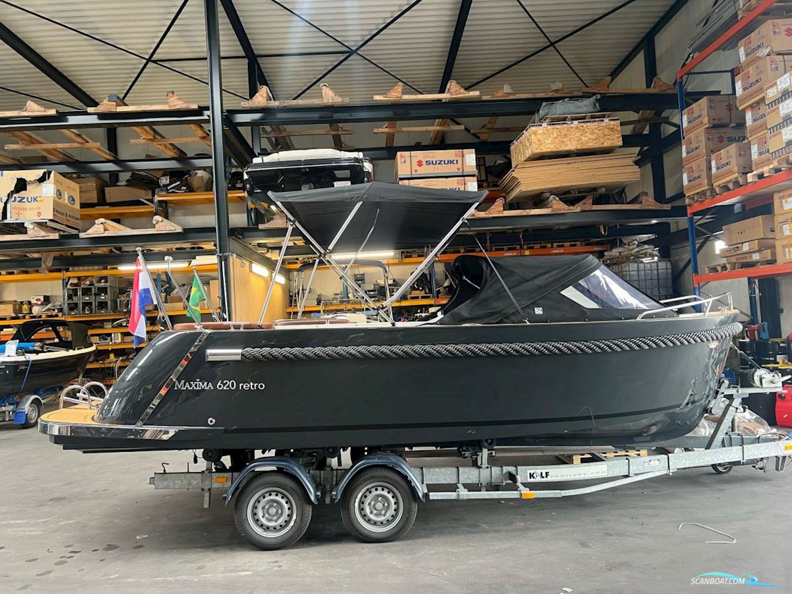 Maxima 620 Retro Leverbaar af Meppel Motorbåt 2025, med Honda motor, Holland