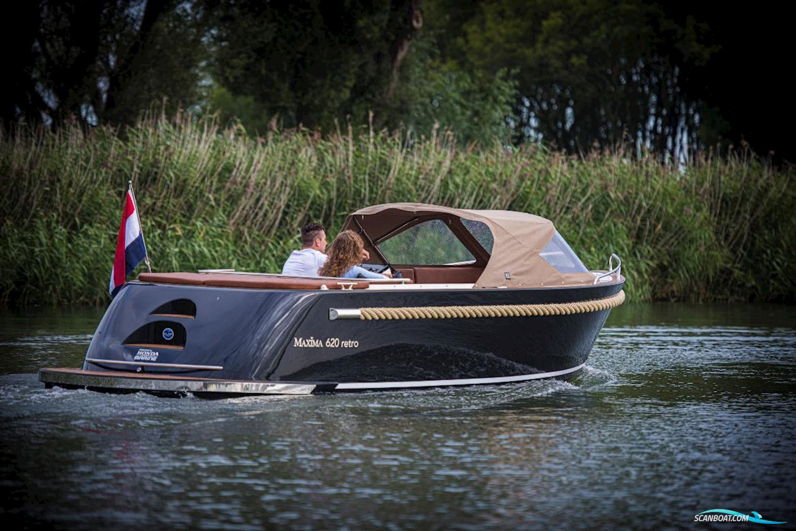 Maxima 620 Retro Motorbåt 2023, med Mercury 40 hk 4-Takt motor, Danmark