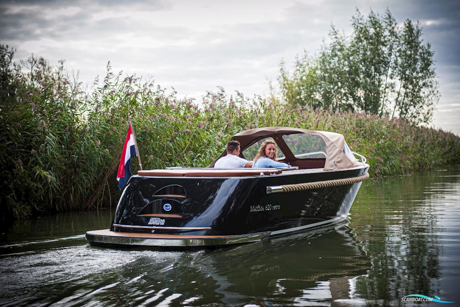 Maxima 620 Retro Motorbåt 2026, med Mercury 20 hk 4-Takt motor, Danmark