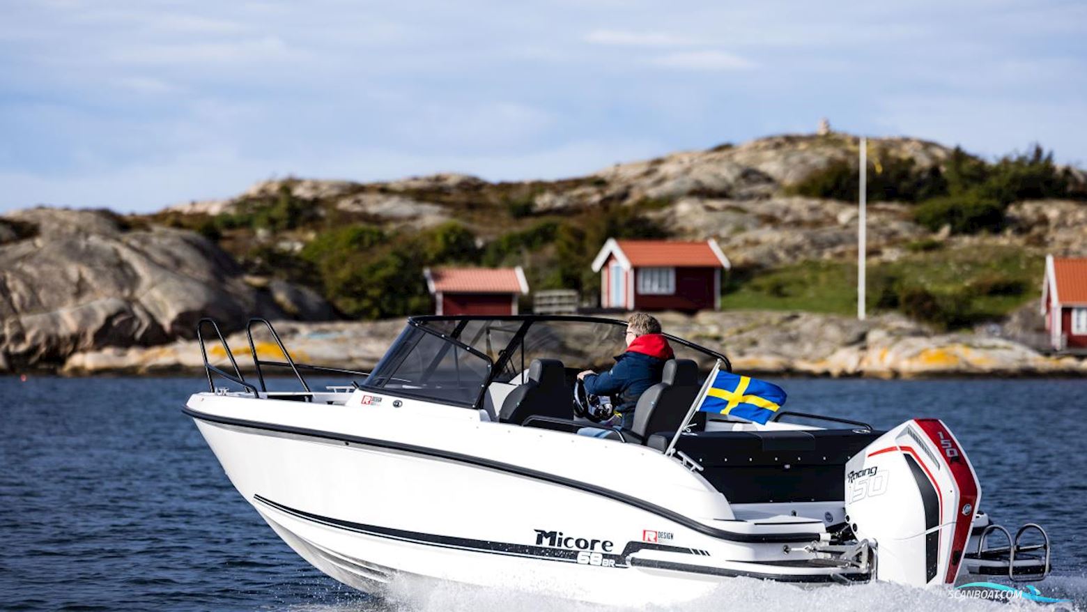 MICORE 68 BR Motorbåt 2026, med Mercury motor, Sverige