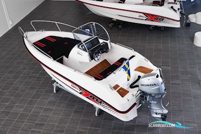 Motorbåt Micore XW48SC (standard båd uden motor).  Ny er på vej hjem