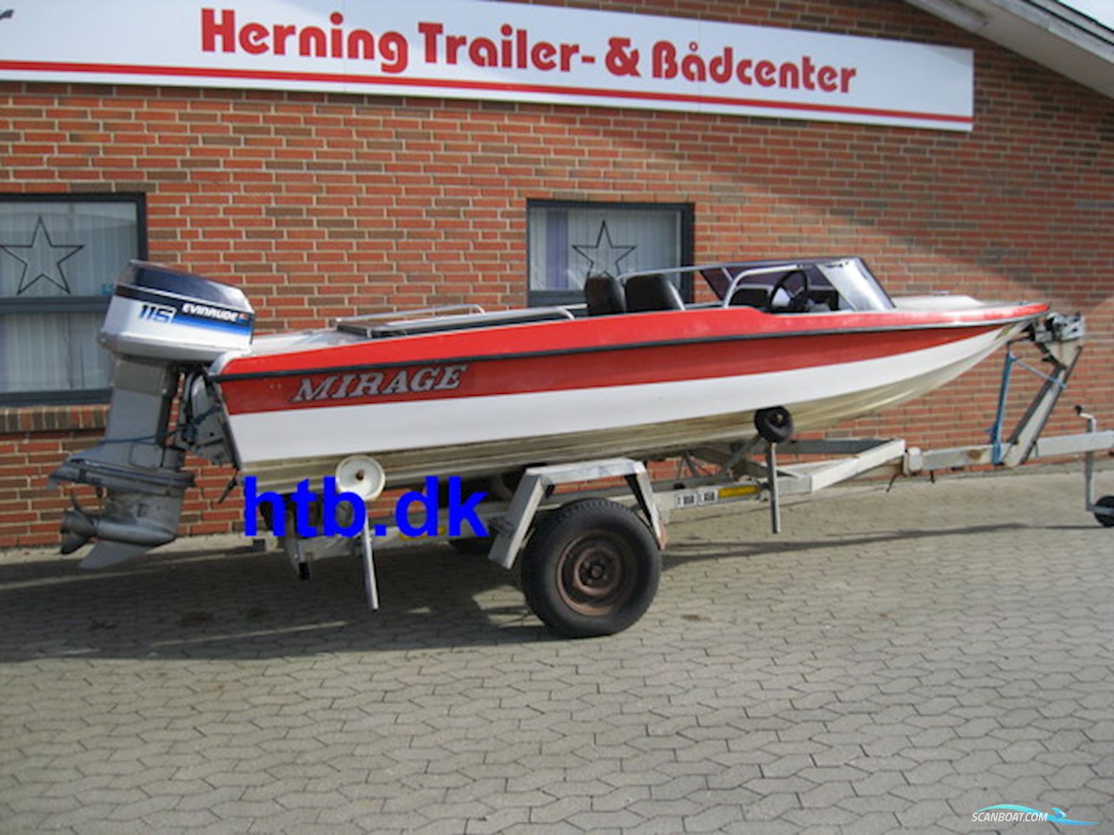 Mirage Powerboat 15,6" m/Evinrude 115 hk V4 - NU Nedsat KR. 10.000,- !