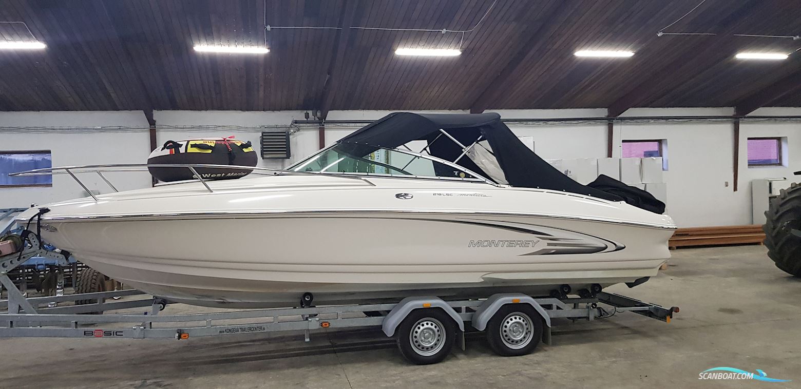 Monterey 218 Lsc Motorbåt 2005, med Mercruiser Mpi V6 4,3 motor, Danmark