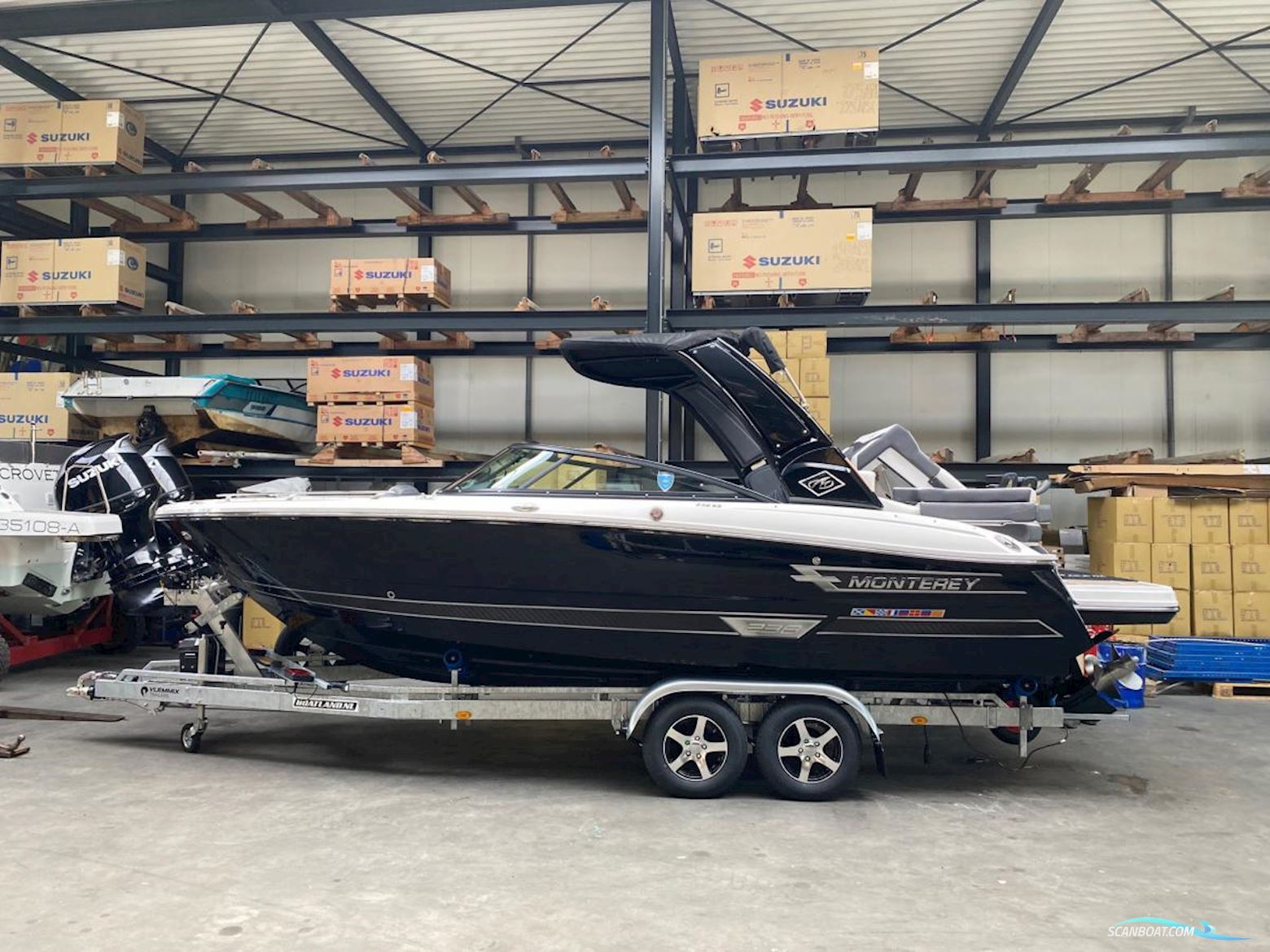 Monterey 258 Supersport Bowrider Motorbåt 2025, med Mercruiser 6.2 V8 Bravo 3 motor, Holland