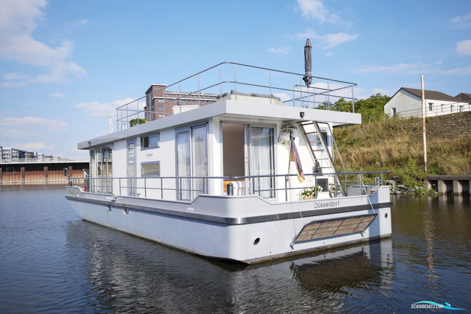 Motor Cruiser Home Traveller Xxl Houseboat 1500 Motorbåt 2017, med John Deere motor, Tyskland