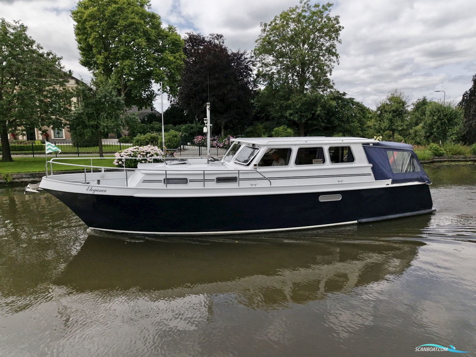 Mulder Kruiser 11.50 OK Spiegeldeur Motorbåt 1998, med Yanmar motor, Holland