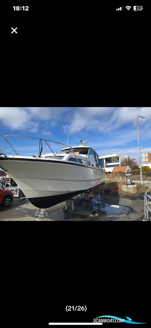 Nautic 900 Turbo Motorbåt 1984, med Volvo Penta Kad 42 P motor, Norge