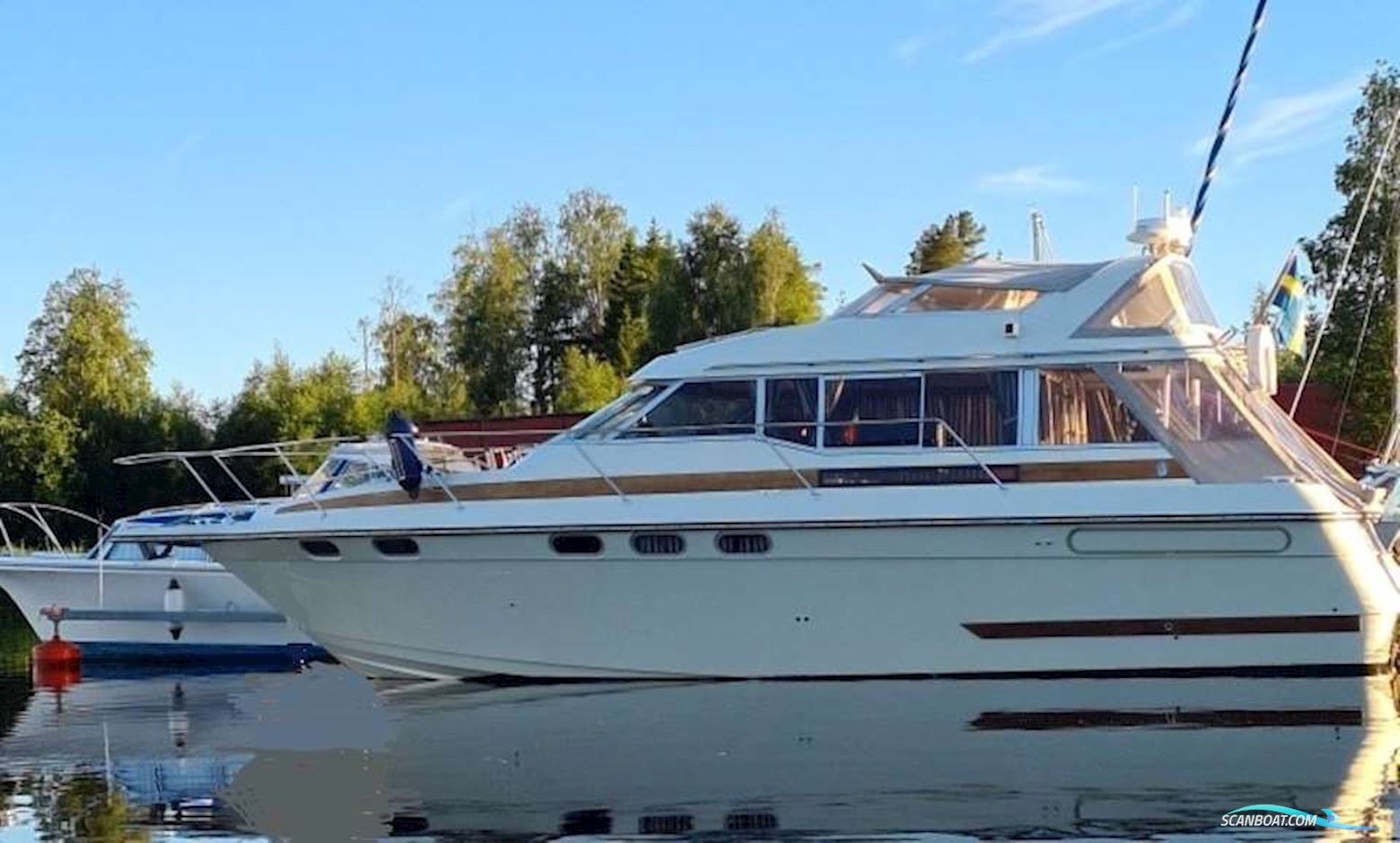 Nidelv 4000 Cabincruiser FB Motorbåt 1989, med Volvo Penta AD41 B motor, Sverige