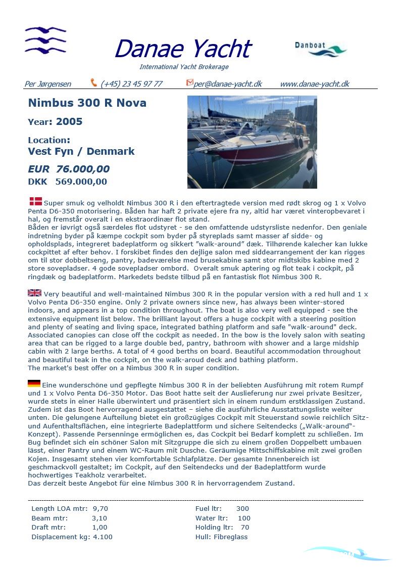 Nimbus 300 R Nova