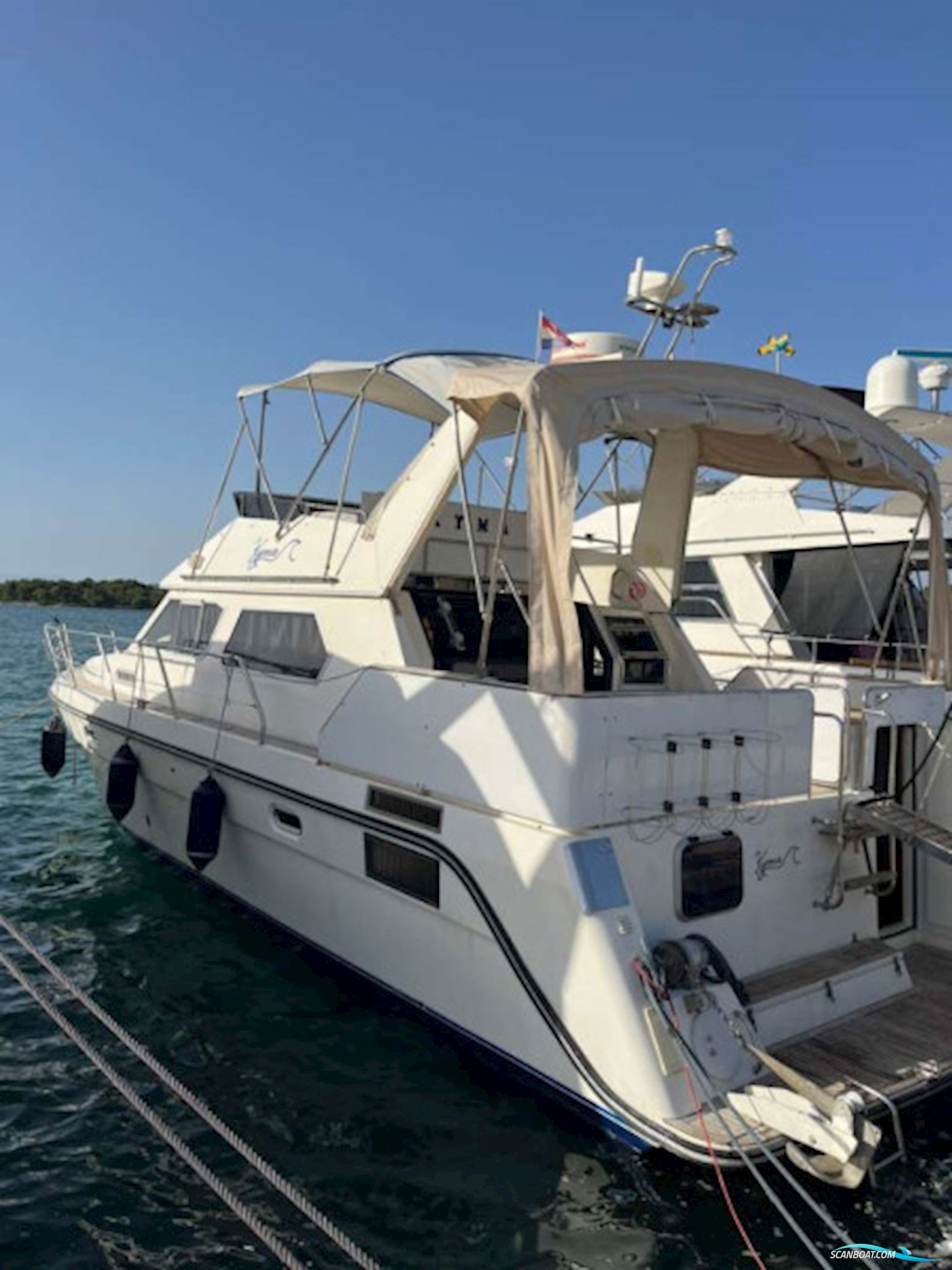 Nimo 360 Fly Motorbåt 1993, med Volvo Penta  A41 DP Turbodiesel motor, Kroatien