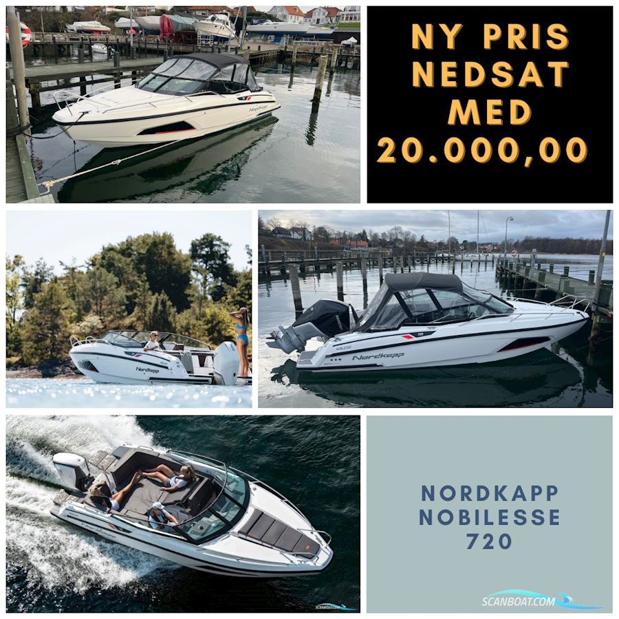 Nordkapp 720 Noblesse Motorbåt 2019, med Mercury Verado V8 motor, Danmark