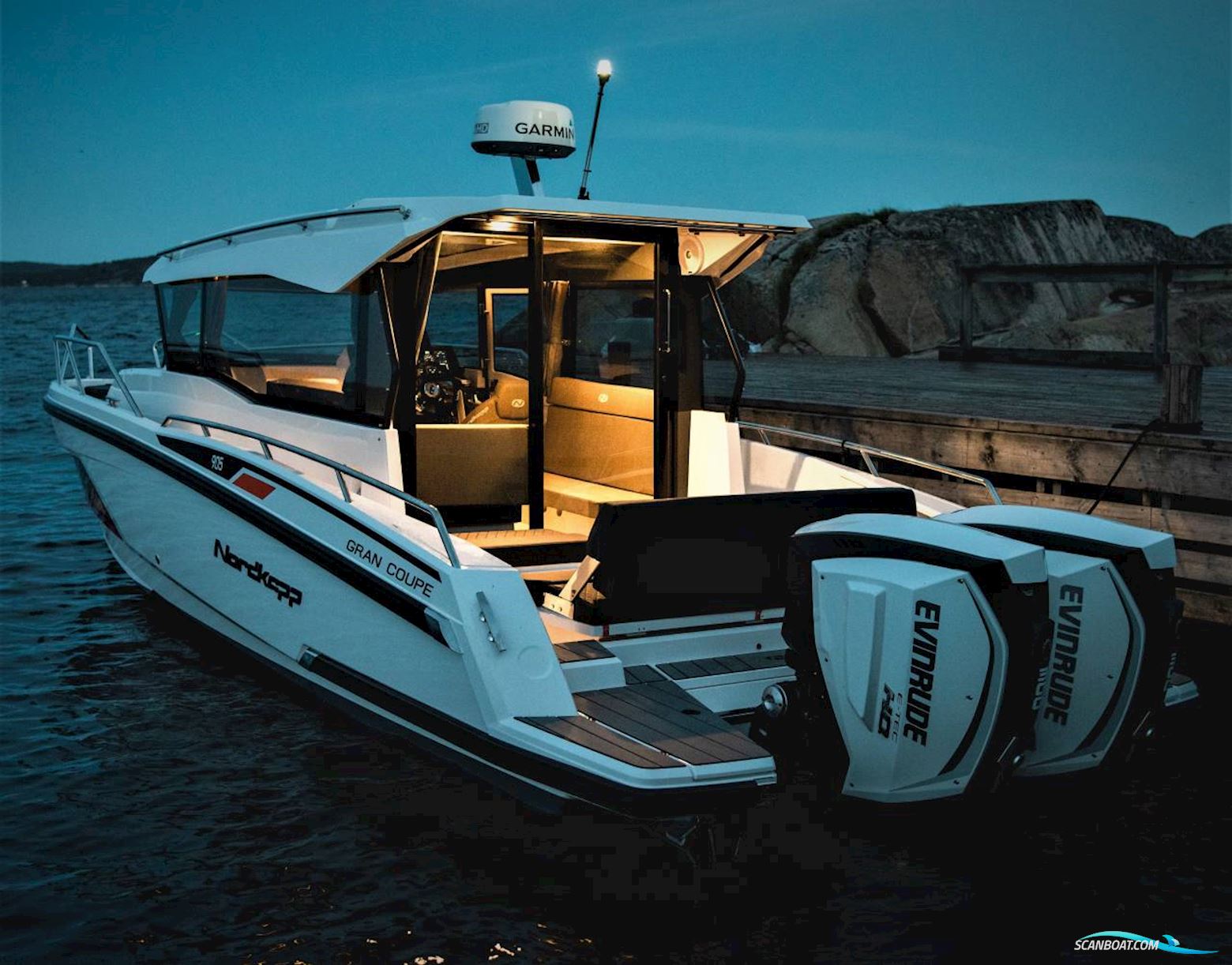 Nordkapp Coupe 905 - Twin F150 Des Yamaha/Udstyr