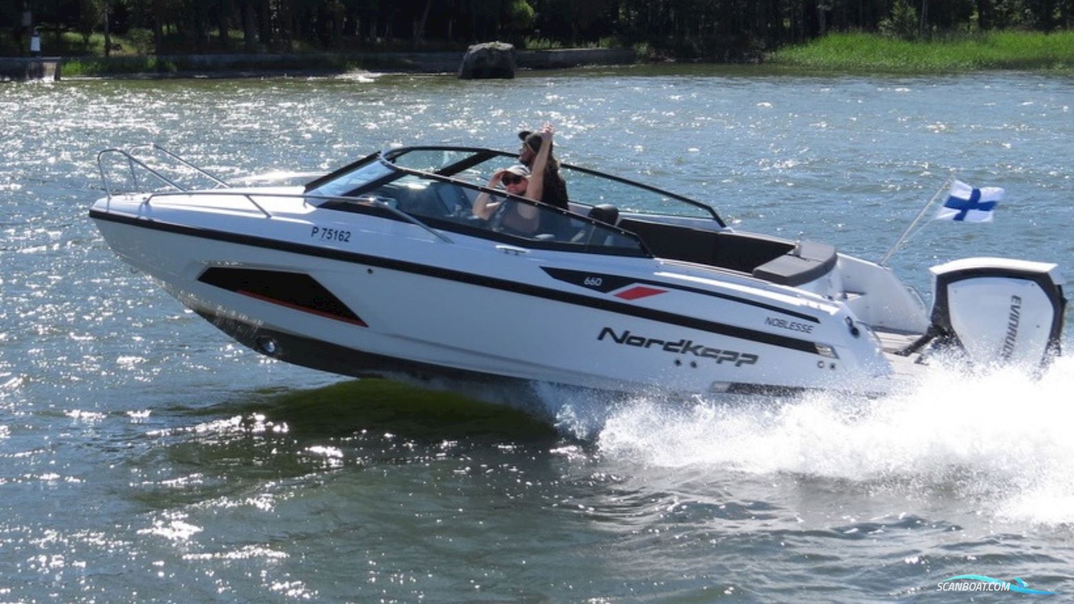Nordkapp Noblesse 660 Motorbåt 2020, med Evinrude C 150 Hgxf motor, Finland