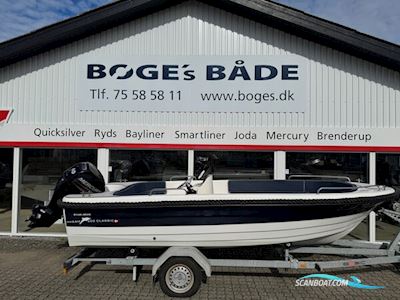 Nydam 500 Classic Med 40 hk Mercury-Efi 4 Takt og Brenderup Trailer - Anvisningssalg Motorbåt 2017, med Mercury motor, Danmark