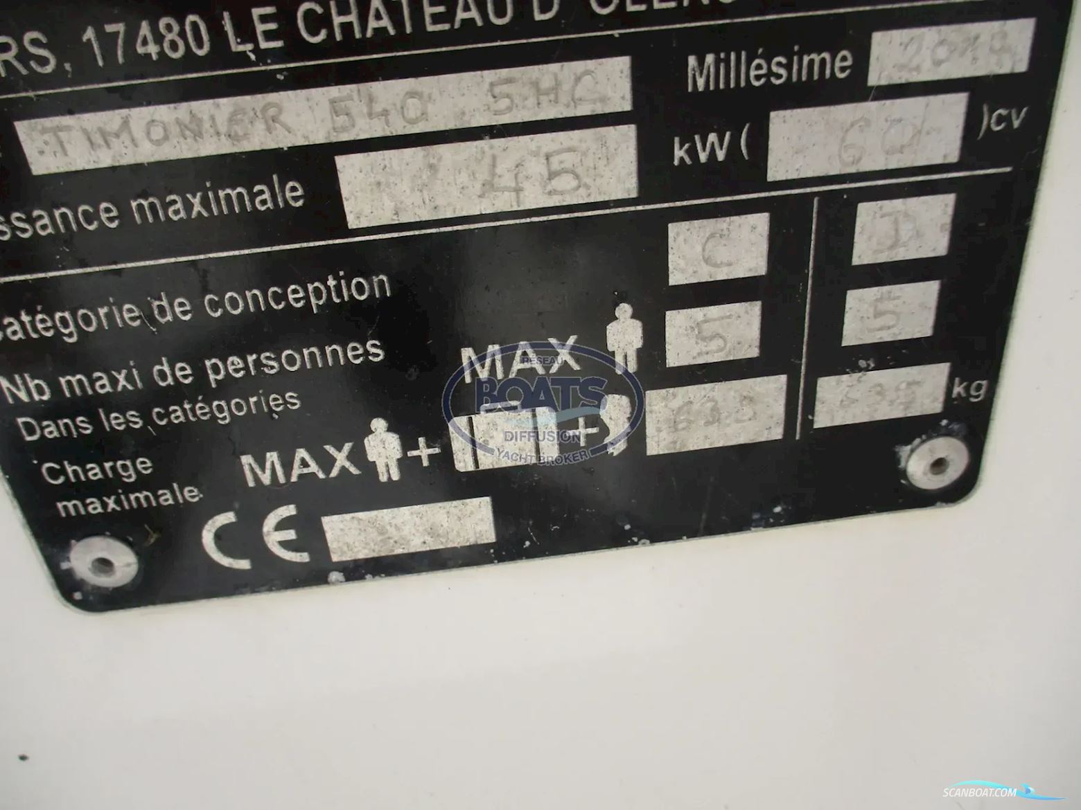 Ocqueteau 540 TIMONIER