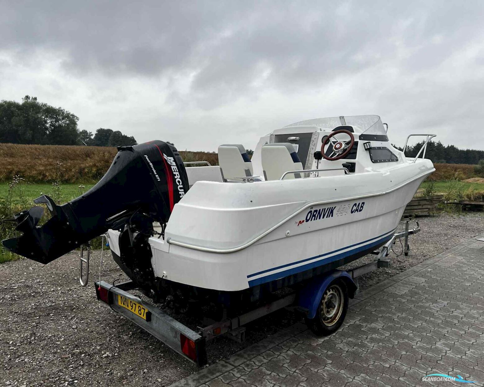 Ørnvik 450 CAB med trailer