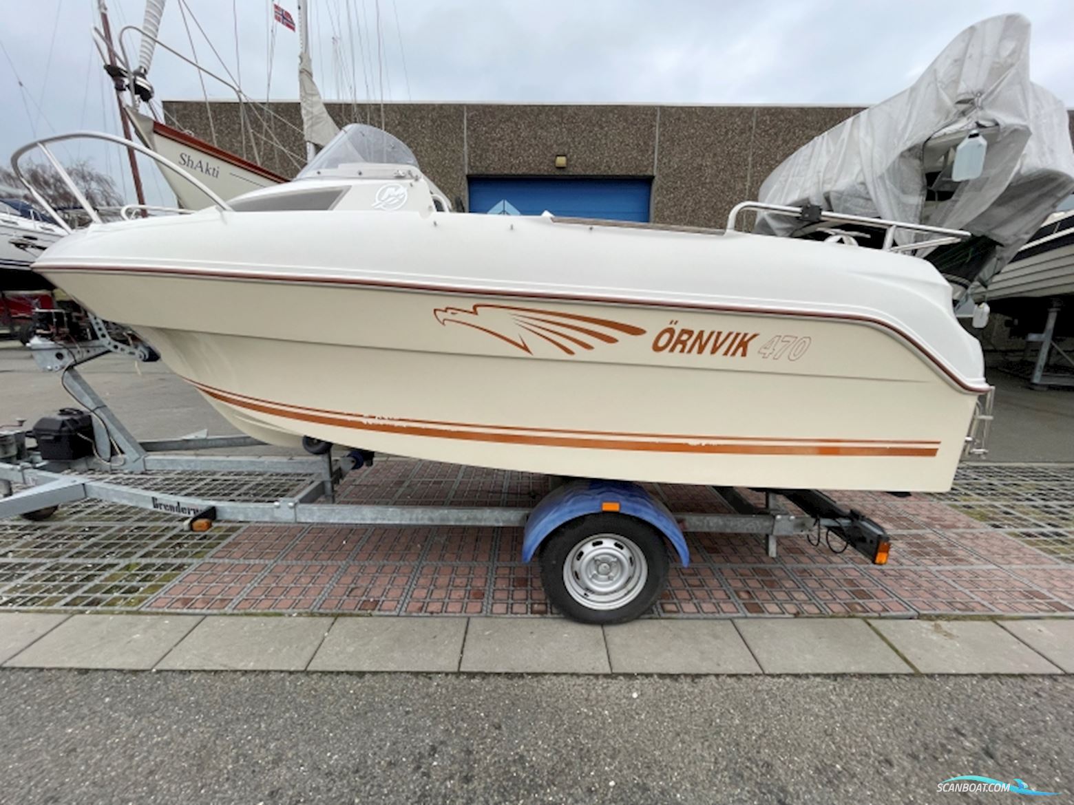 Ørnvik 470 Cruiser Kabinebåd Motorbåt 2006, med Mercury motor, Danmark