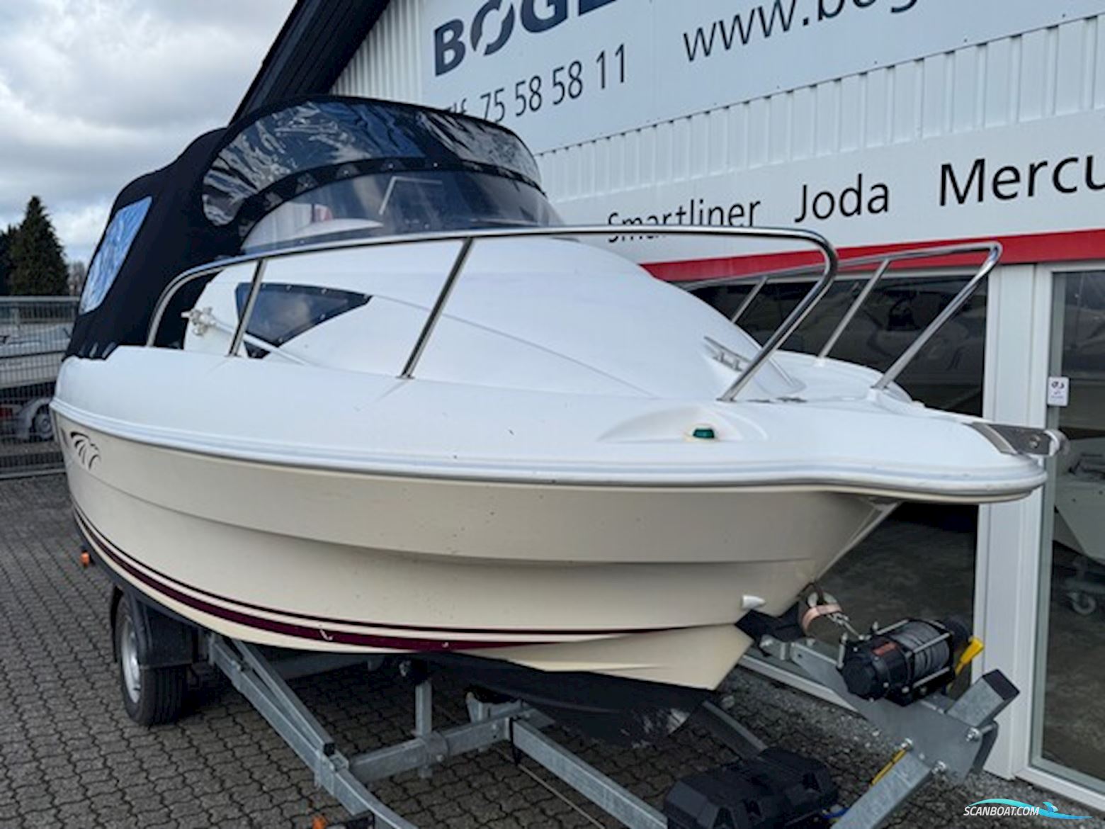 Ørnvik 510 Cruiser Med F75 Mariner 4 Takt 1,6L og 1300 kg Brenderup Bådtrailer