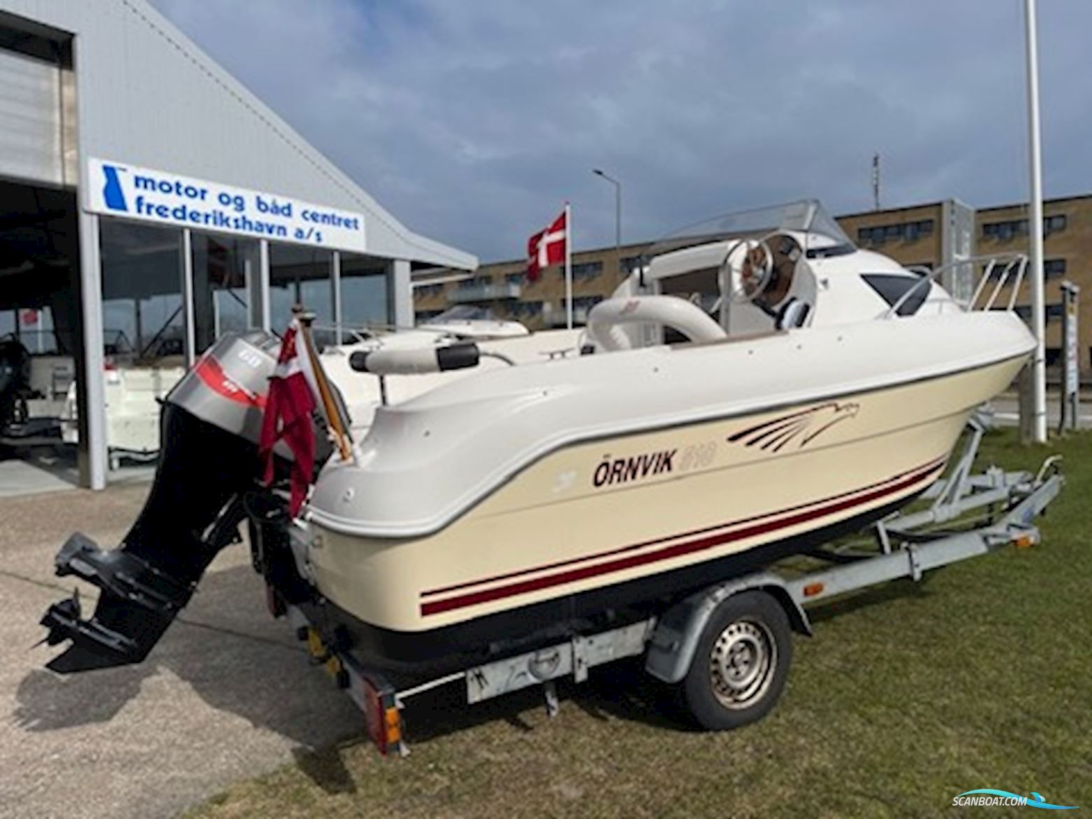 Ørnvik 510 Cruiser med Mariner F60 samt Variant trailer Motorbåt 2003, med Mariner motor, Danmark