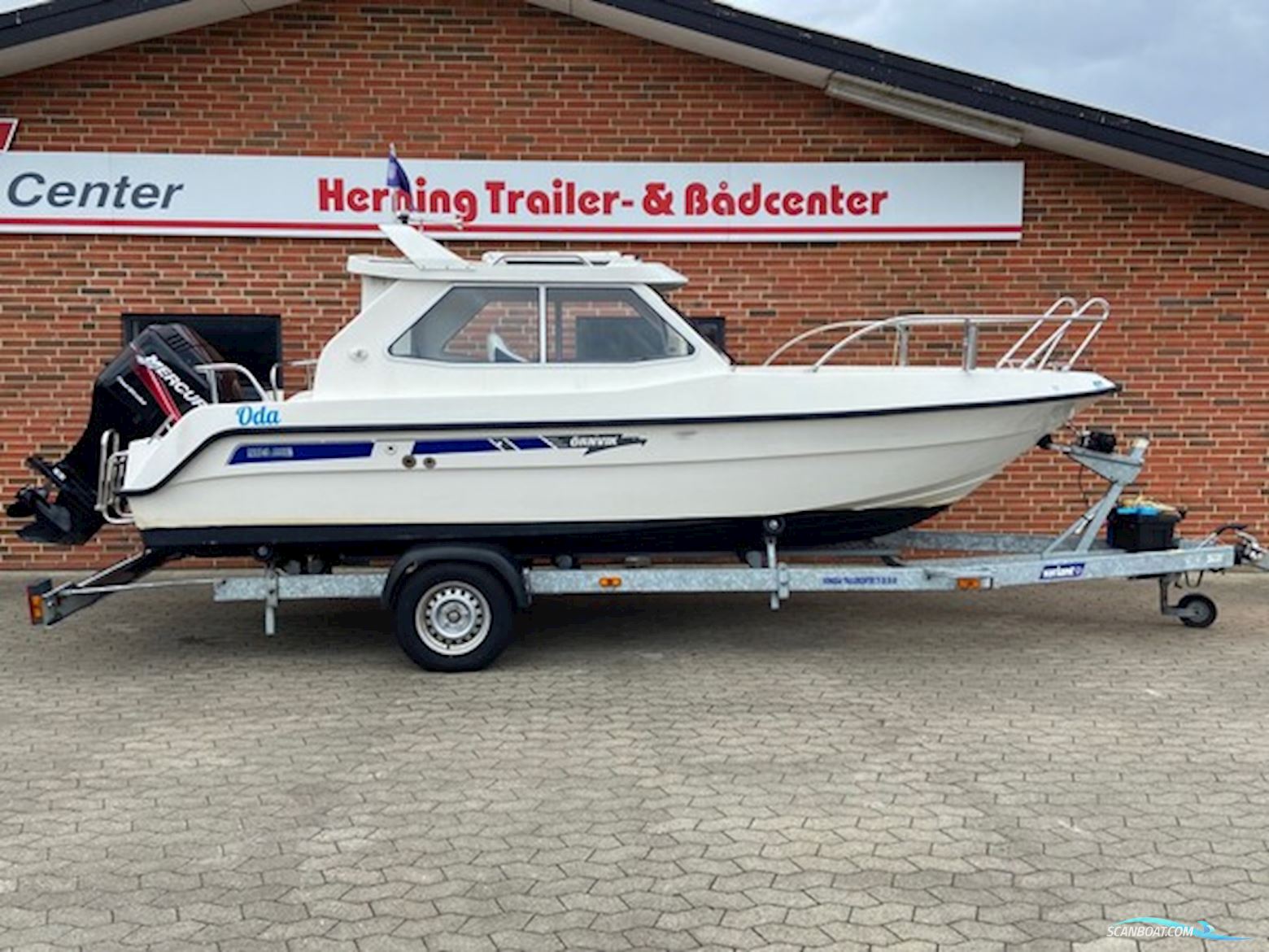 Ørnvik 566MC m/Mercury F90 hk og Variant trailer Motorbåt 1996, med Mercury motor, Danmark