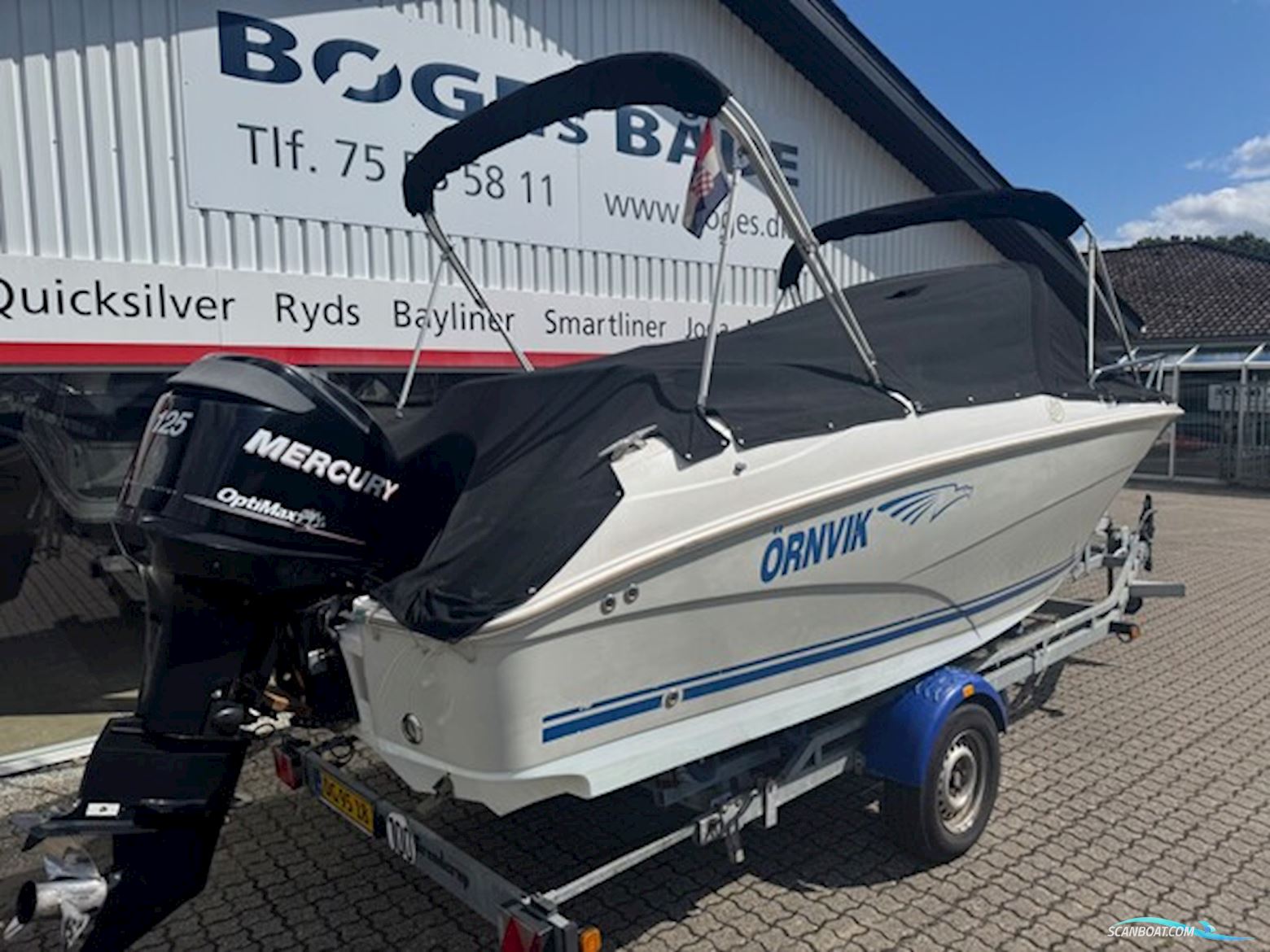 Örnvik 600 Commander Clx Med 125 hk Mercury-Dfi Optimax og Bådtrailer