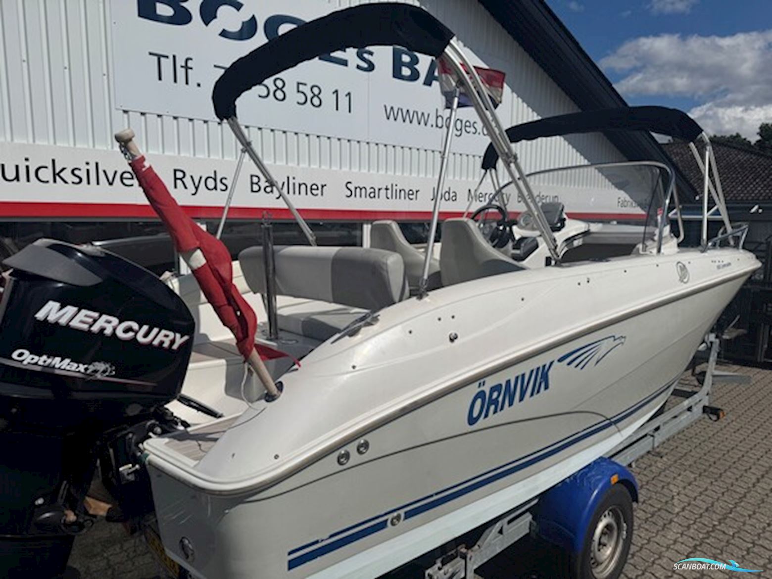 Örnvik 600 Commander Clx Med 125 hk Mercury-Dfi Optimax og Bådtrailer