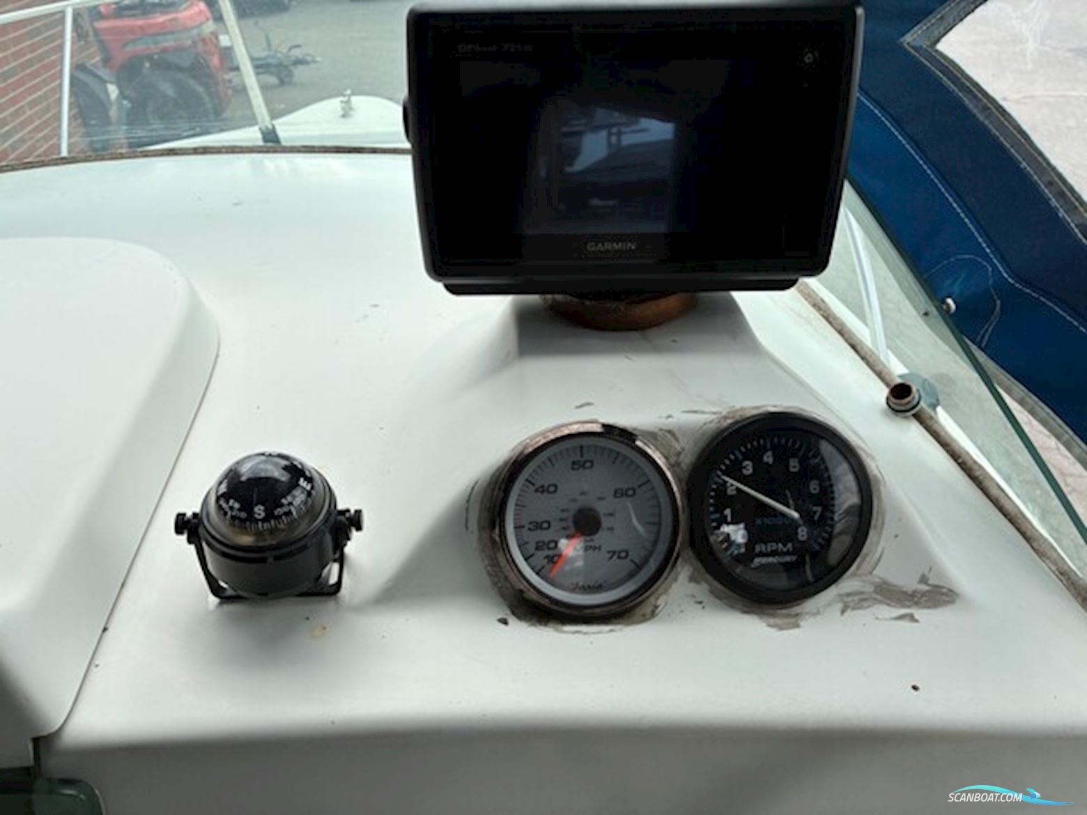 Ørnvik Fisher 435 Cabin m/Mariner F40 hk Efi 4-Takt og Brenderup Trailer - Solgt !
