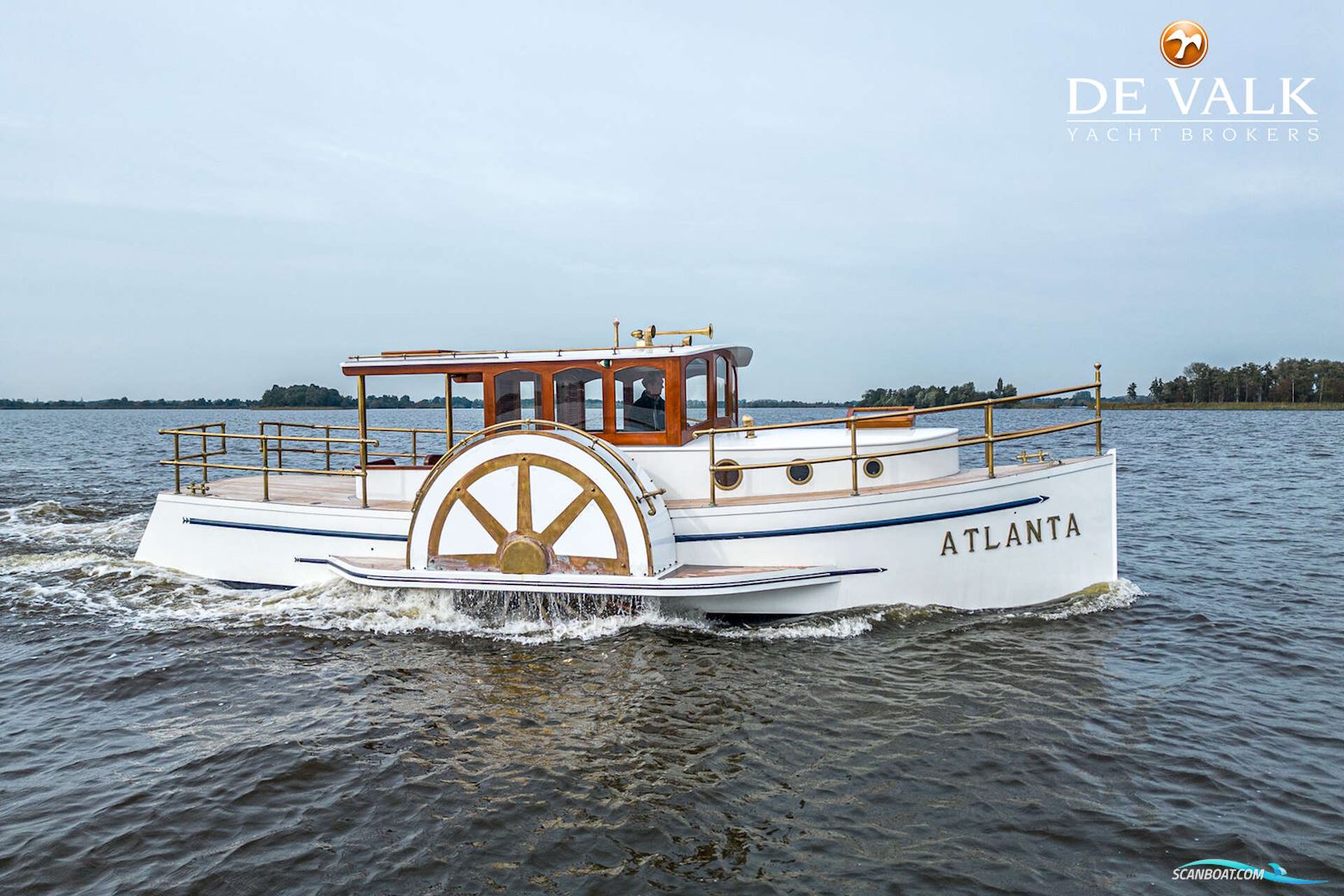 Paddle Wheel Vessel ATLANTA Motorbåt 1993, med Iveco motor, Holland