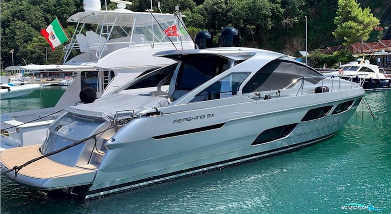 Pershing 5x Motorbåt 2019, med Volvo Penta D11-725 (IPS950) x 2 motor, Ingen landinfo
