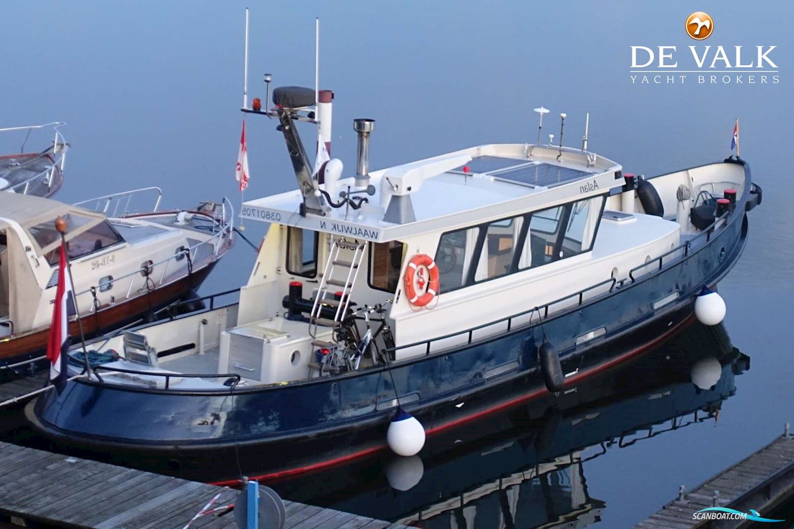 Pilothouse Trawler 60 Motorbåt 1955, med Cummins motor, Holland