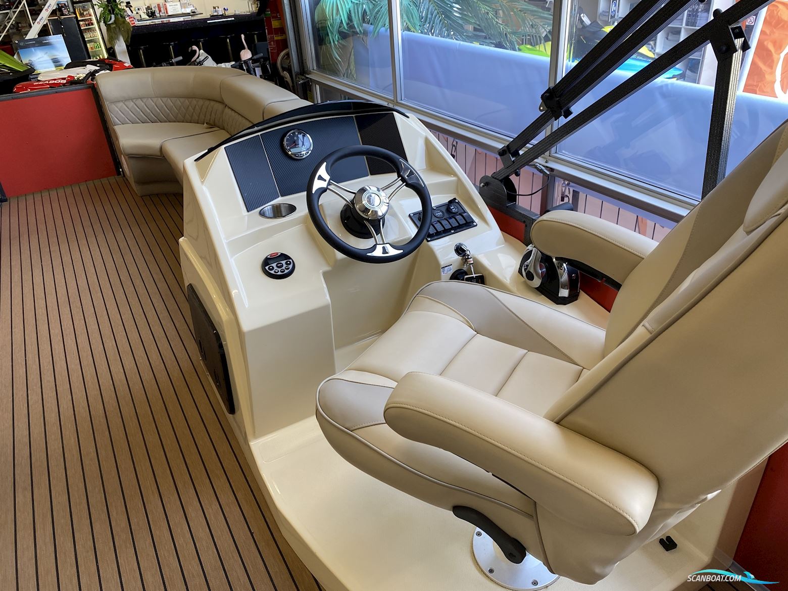 Pontoonboot 25FT 3-Tubes Red