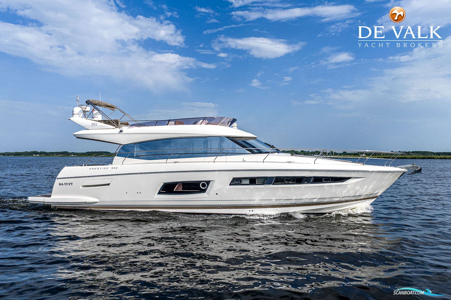 Prestige 550 Flybridge Motorbåt 2015, med Cummins motor, Holland