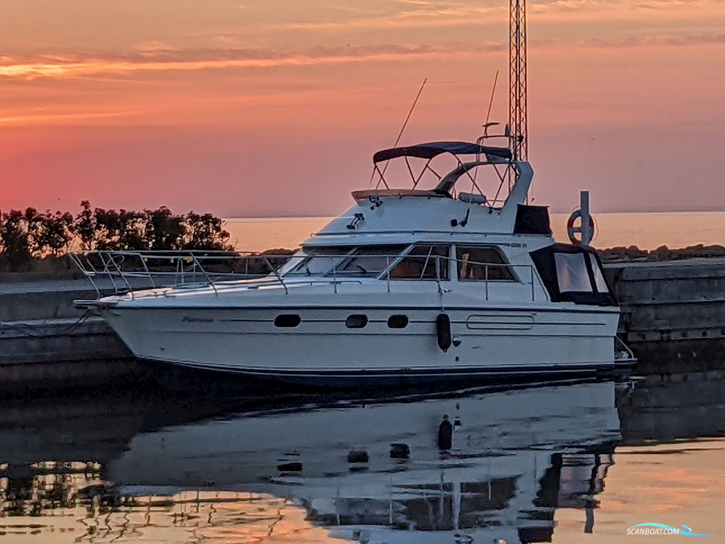 Princess 35 Flybridge Motorbåt 1987, med Volvo Penta TAMD 41 motor, Danmark