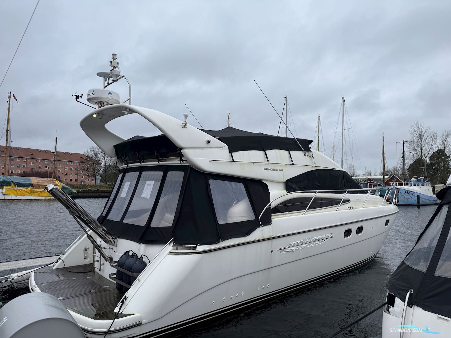 Princess 50 Fly Motorbåt 2004, med Volvo Penta d12 675 motor, Danmark